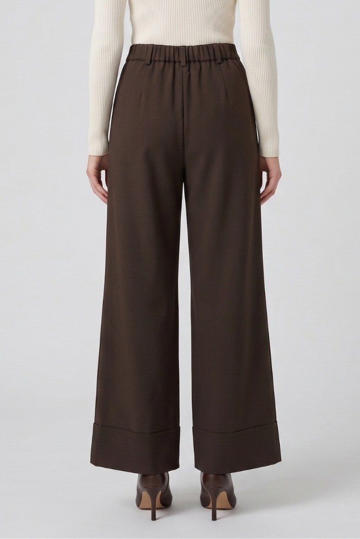 Maidoma pantalone palazzo in misto viscosa e lino PE26F508/MD1325 [3ab0dab4]