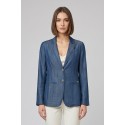 Markup blazer in lyocell effetto denim MW1660100 [d73822f0]