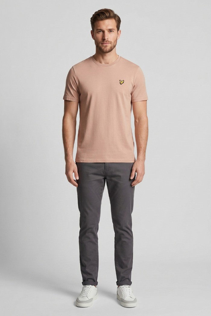 Lyle & Scott t-shirt in cotone con logo TS400VOG [335ce5ed]