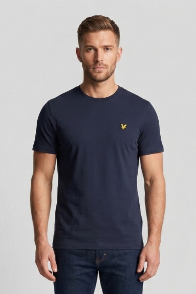 Lyle & Scott t-shirt in cotone con logo TS400VOG [e2af7aeb]