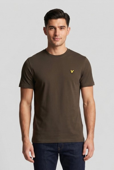 Lyle & Scott t-shirt in cotone con logo TS400VOG — 805219040078715_5