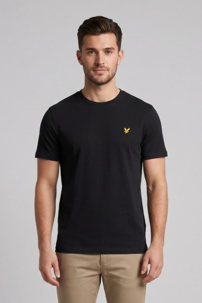 Lyle & Scott t-shirt in cotone con logo TS400VOG — 805219040078715_6