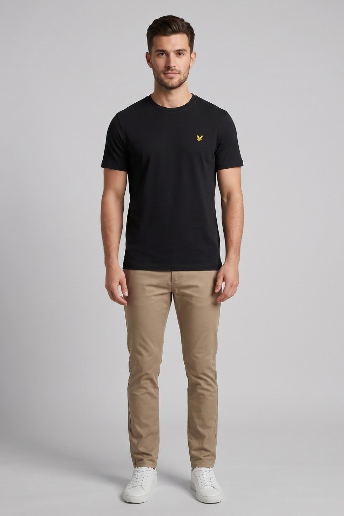 Lyle & Scott t-shirt in cotone con logo TS400VOG [3c88fa68]