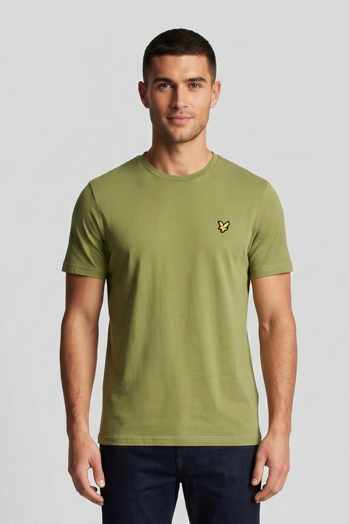Lyle & Scott t-shirt in cotone con logo TS400VOG [34a8e505]