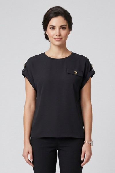 GM by Gai Mattiolo blusa in misto viscosa GM3784 — 805219040079658_1