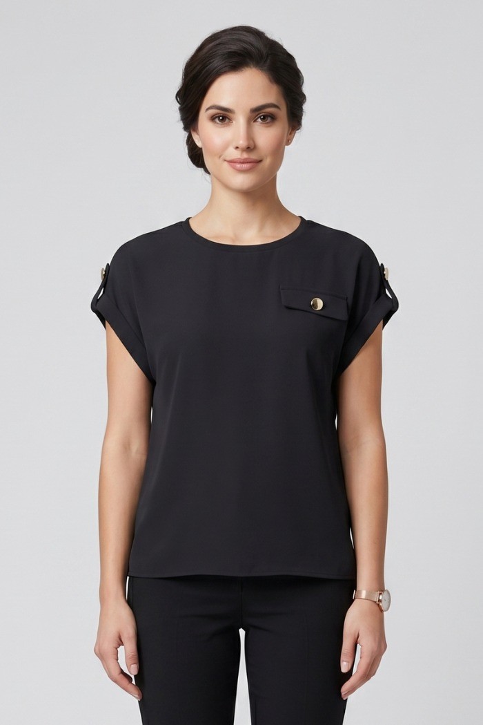 GM by Gai Mattiolo blusa in misto viscosa GM3784 [552b8d5f]