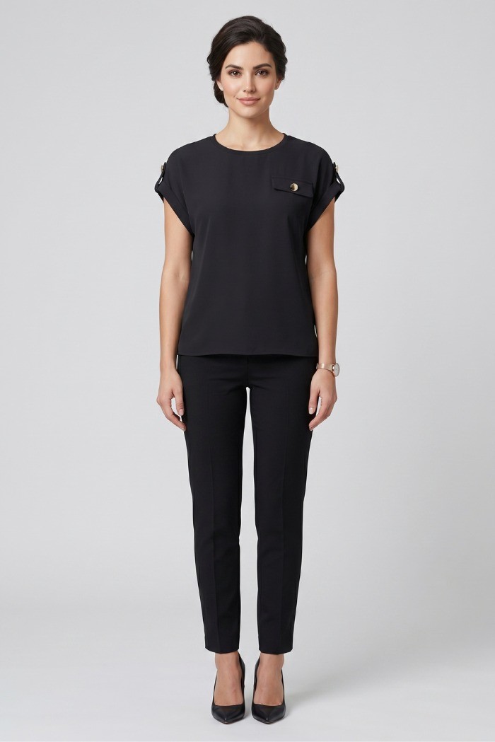 GM by Gai Mattiolo blusa in misto viscosa GM3784 [3b100f56]