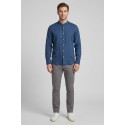North Sails camicia con collo coreano in lino 664438 [d55ff7b7]