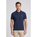 MCS polo in piquet di cotone con logo ricamato 14MPS001-02301 [9532dd41]