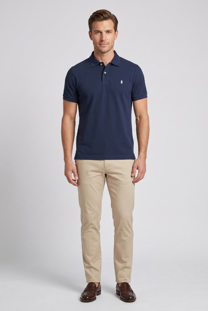 MCS polo in piquet di cotone con logo ricamato 14MPS001-02301 [fb095f48]
