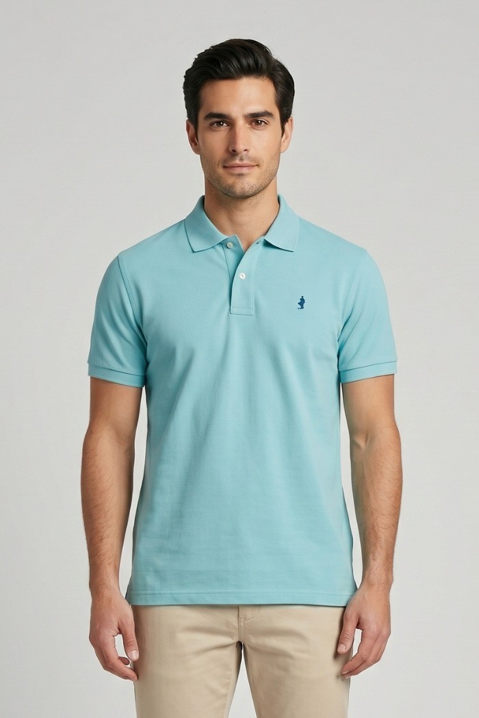 MCS polo in piquet di cotone con logo ricamato 14MPS001-02301 [9d60ad92]