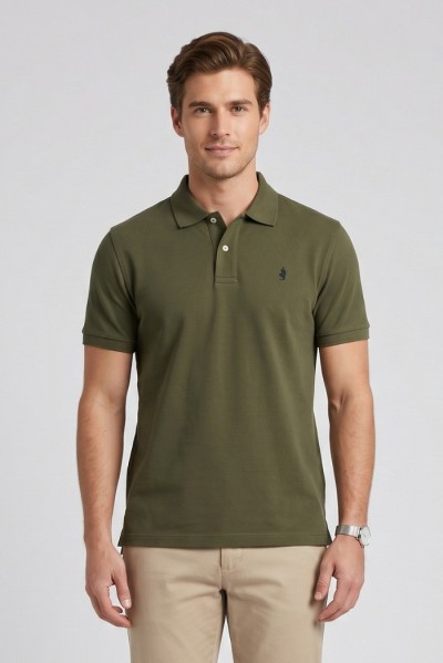 MCS polo in piquet di cotone con logo ricamato 14MPS001-02301 — 805219040079392_4