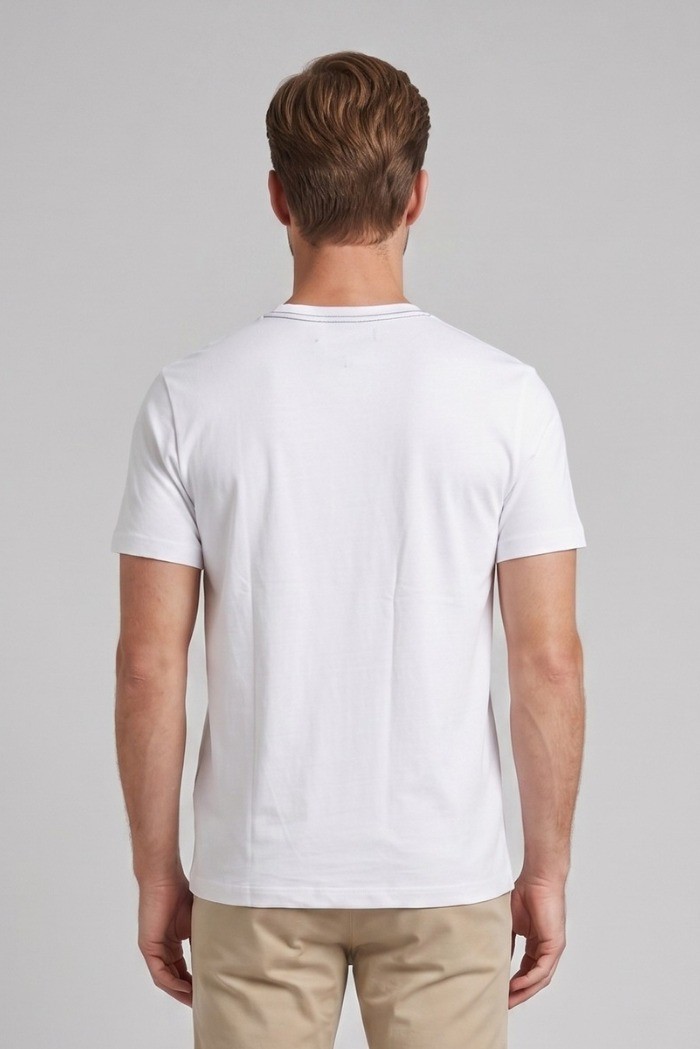 MCS t-shirt girocollo in jersey di cotone 14MTS009-02304 [af070c51]