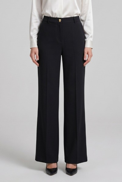 GM by Gai Mattiolo pantalone palazzo in poliviscosa GM3782 [fd6215c7]