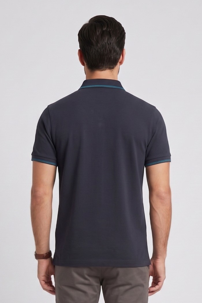 Guy polo in piquet con contrasti Cabrio781-pc M49903 [1ec16246]