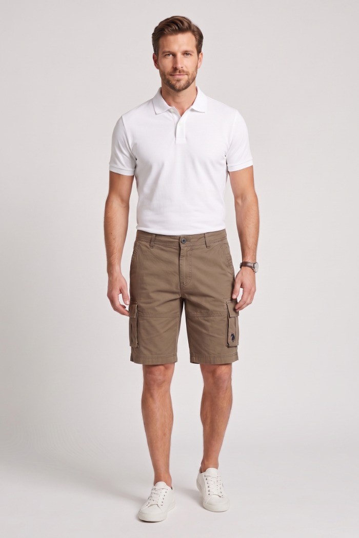 US Polo ASSN bermuda cargo in cotone stretch Roly US43143001 [e7328b01]