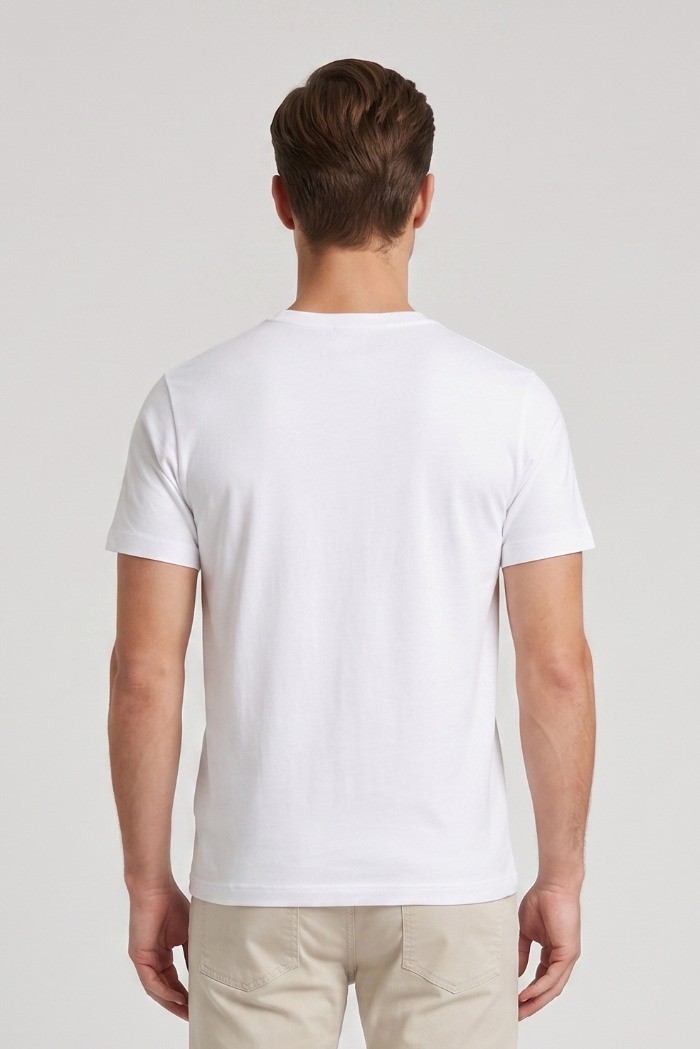 Beverly Hills Polo Club t-shirt in misto cotone e lino TS450030 [161716a0]