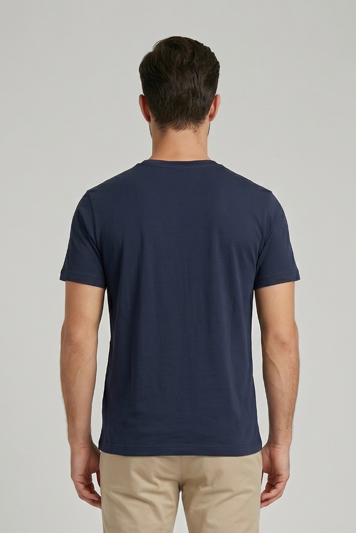 Beverly Hills Polo Club t-shirt in misto cotone e lino TS450030 [8b99e4b1]