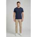 Beverly Hills Polo Club t-shirt in misto cotone e lino TS450030 [3c8425b5]