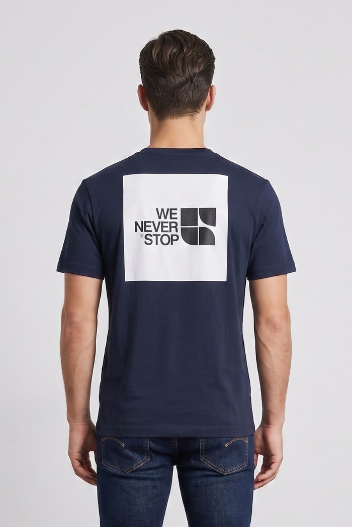Urban Ring t-shirt in cotone con stampe fronte retro UR1110032 [2bf939ab]