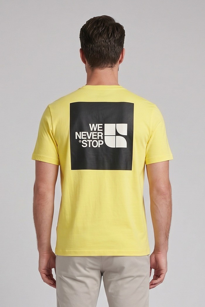Urban Ring t-shirt in cotone con stampe fronte retro UR1110032 [02311b0d]