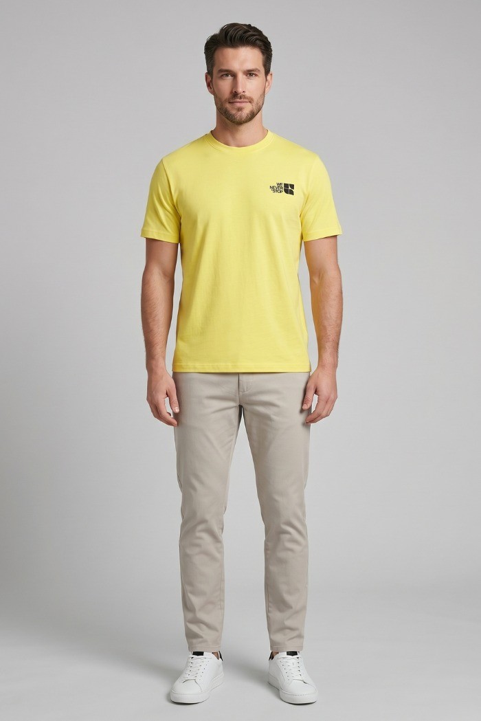 Urban Ring t-shirt in cotone con stampe fronte retro UR1110032 [b52cda09]