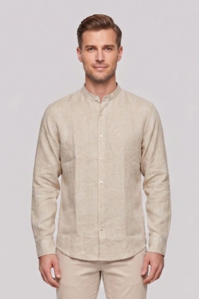 Urban Ring camicia coreana in lino UR1130019 — 805219040078393_1