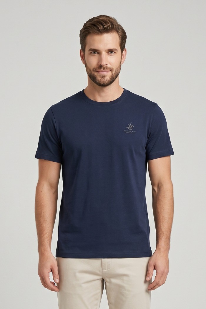 Beverly Hills Polo Club t-shirt in jersey di cotone TS450044 [b41a4fc7]