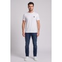 Datch t-shirt in cotone con patch logo DM8751 [baf37056]