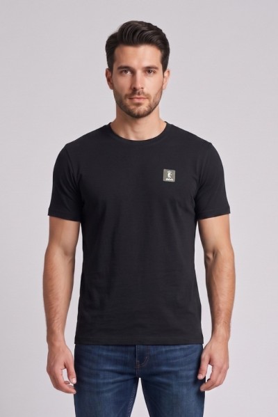 Datch t-shirt in cotone con patch logo DM8751 — 805219040080152_2