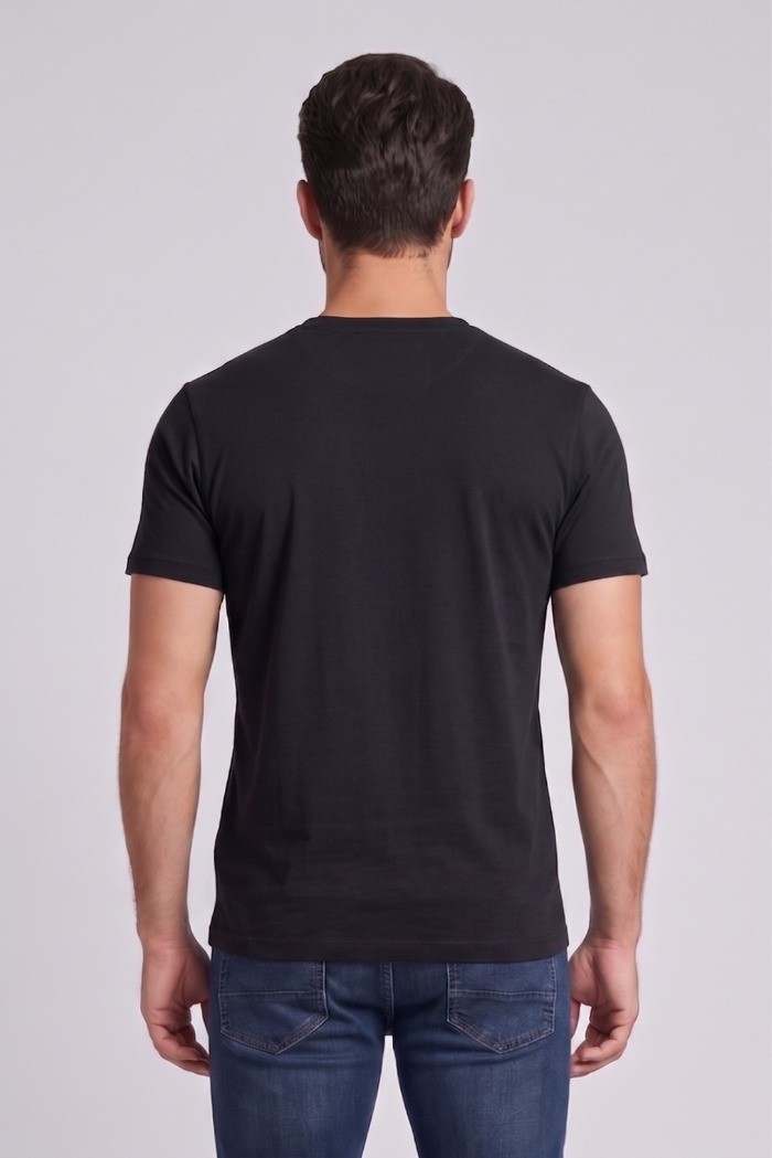 Datch t-shirt in cotone con patch logo DM8751 [26ec09de]