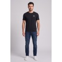 Datch t-shirt in cotone con patch logo DM8751 [91f1c8da]