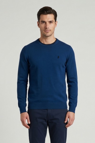 MCS maglia in cotone con logo ricamato 14MKN001-02501 — 805219040079394_1