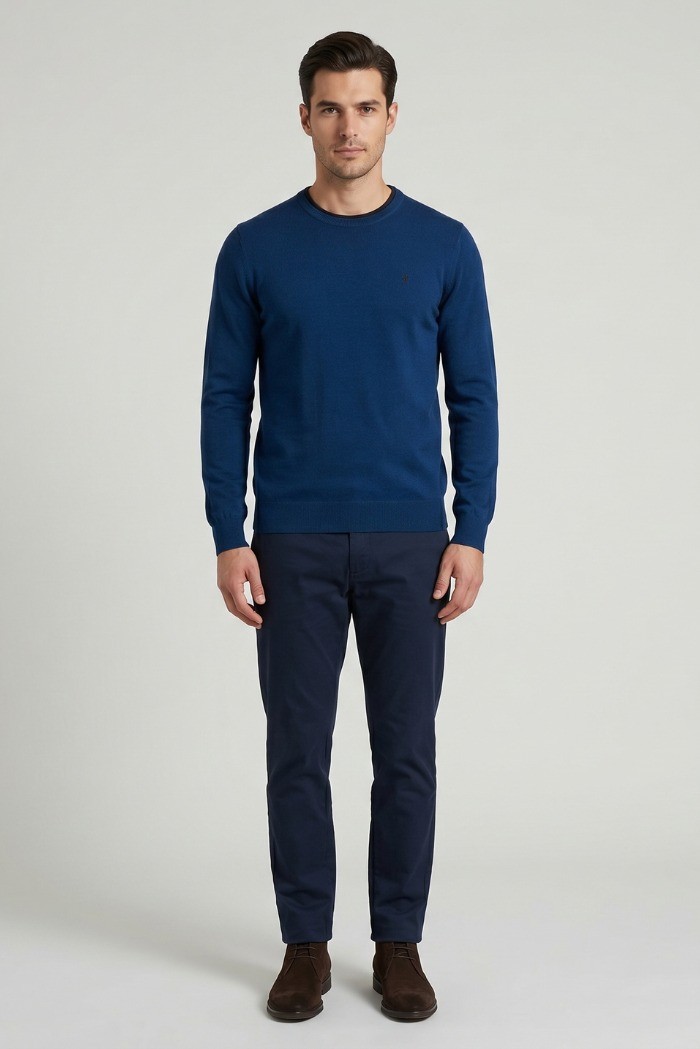 MCS maglia in cotone con logo ricamato 14MKN001-02501 [42d829ca]