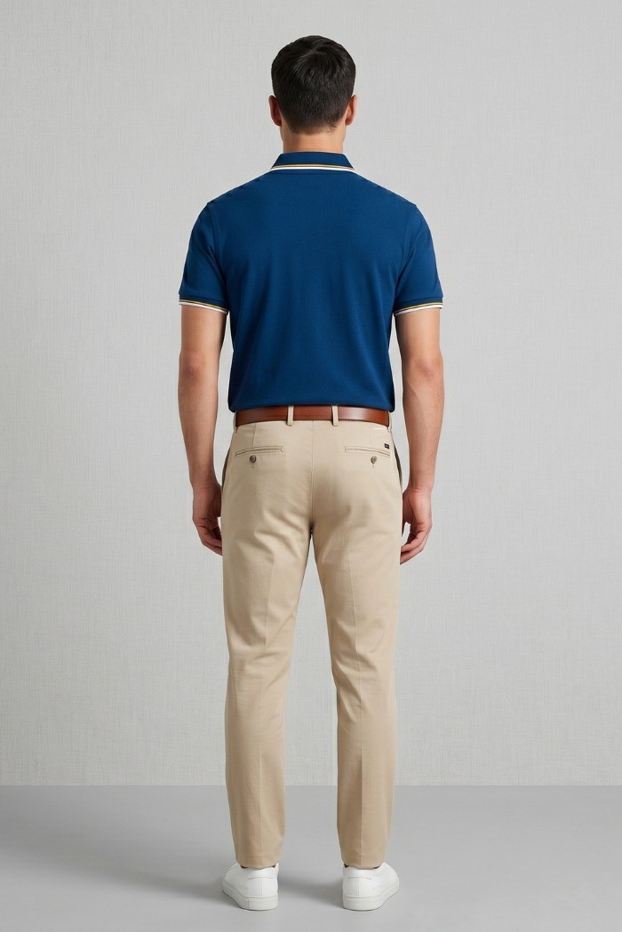 MCS polo in piquet cotone stretch con righe bicolore 14MPS054-02302 [542207d3]