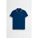 MCS polo in piquet cotone stretch con righe bicolore 14MPS054-02302 [e66f81c9]