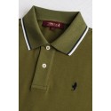 MCS polo in piquet cotone stretch con righe bicolore 14MPS054-02302 [834d1b5e]