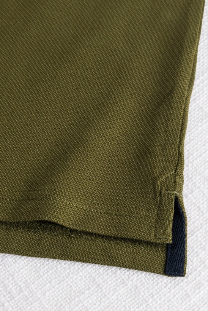 MCS polo in piquet cotone stretch con righe bicolore 14MPS054-02302 [5a6b5853]