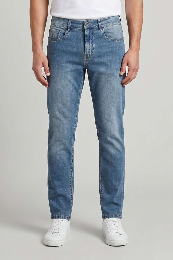 MCS jeans slim fit in denim leggero 14MDM100-02202 [c0578adb]