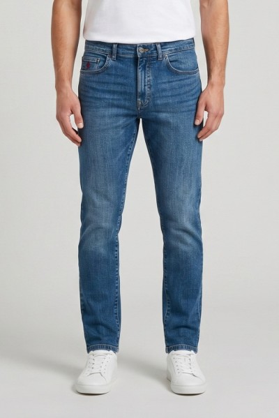 MCS jeans slim fit in denim leggero 14MDM100-02208 [b85aa2c0]
