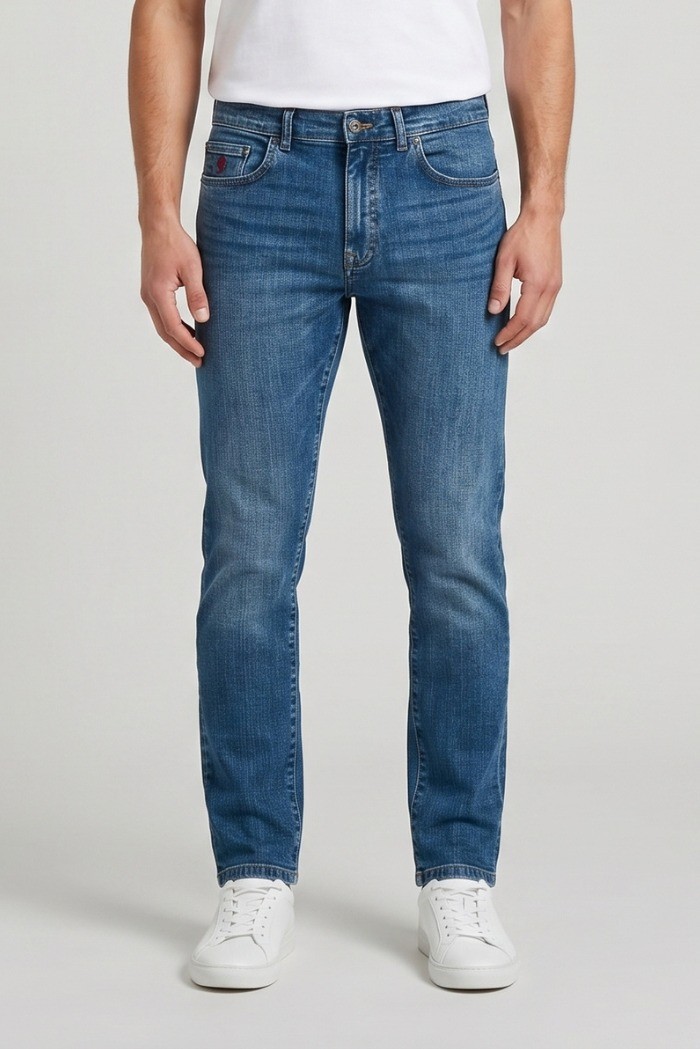 MCS jeans slim fit in denim leggero 14MDM100-02208 [b85aa2c0]