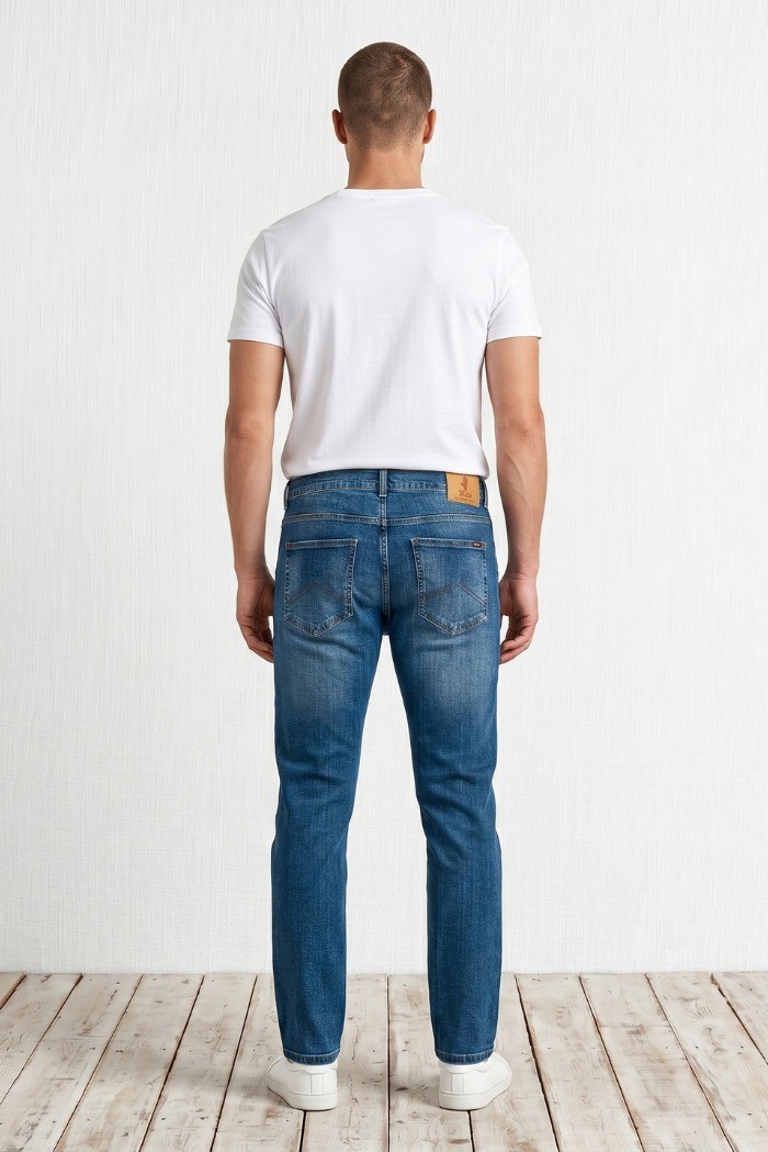 MCS jeans slim fit in denim leggero 14MDM100-02208 [617ce1cd]