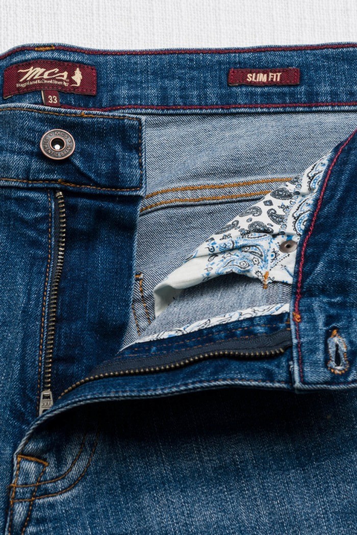 MCS jeans slim fit in denim leggero 14MDM100-02208 [0a1724da]