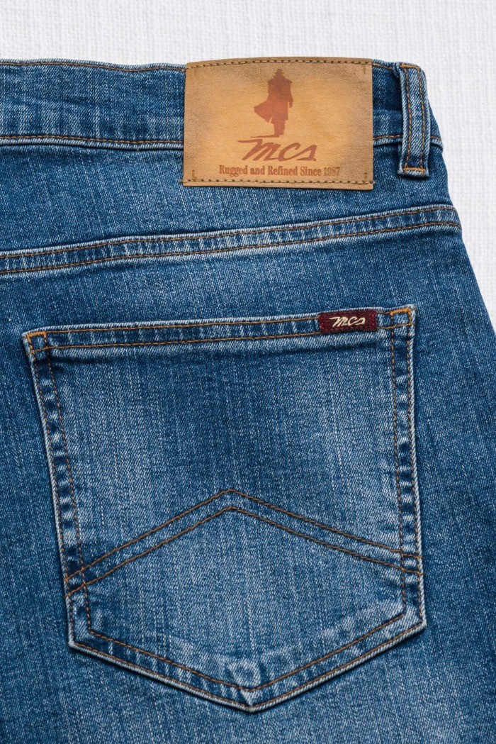 MCS jeans slim fit in denim leggero 14MDM100-02208 [b7aa6be2]