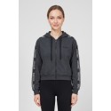 Moschino felpa cappuccio da donna con bande logate v6a1709-4436 [5ac64da7]