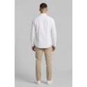 MCS camicia botton down in lino con logo ricamato 14MSH200-02608 [1108bec6]