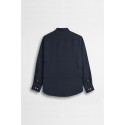 MCS camicia botton down in lino con logo ricamato 14MSH200-02608 [8f4643de]