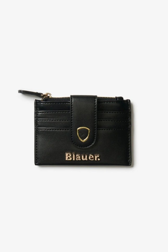 Blauer portacarte in ecopelle S6DIN01 [ebea04eb]
