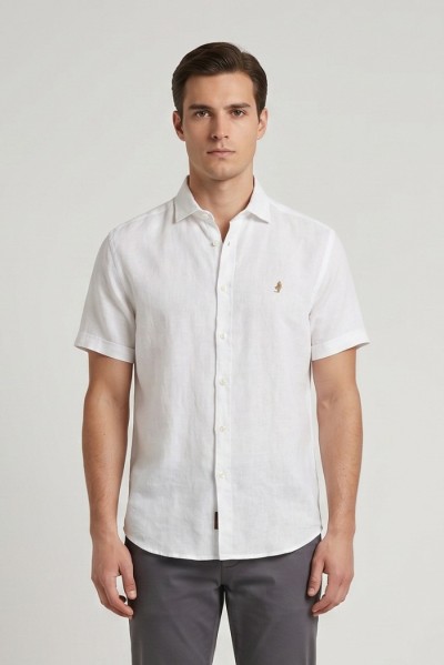 MCS camicia mezza manica in lino 14MSH207-02608 — 805219040079401_1