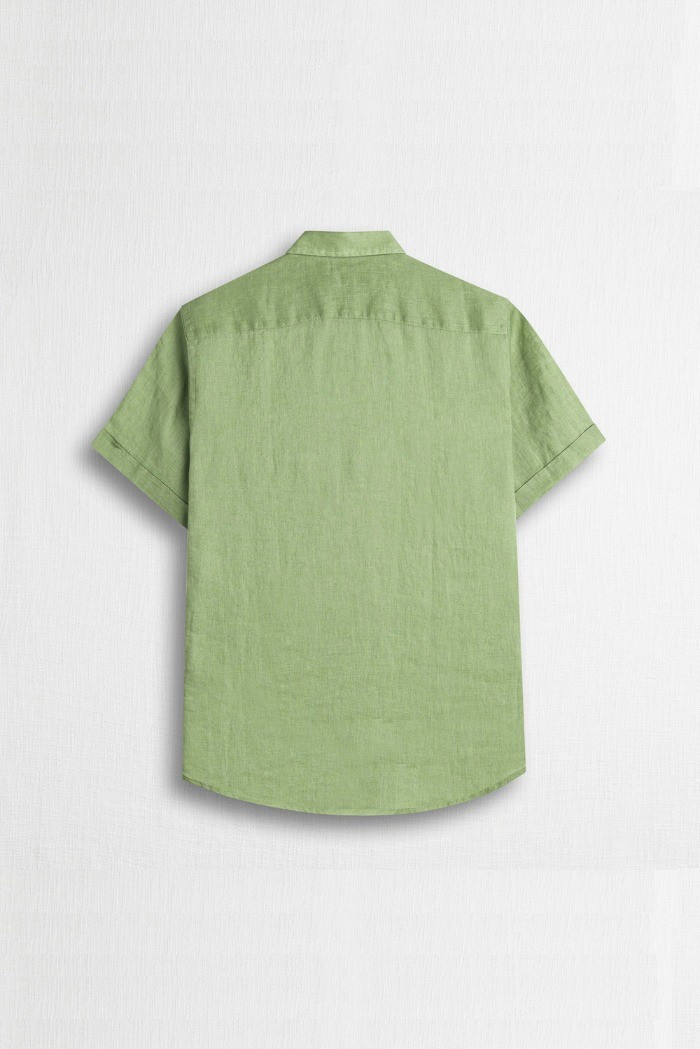 MCS camicia mezza manica in lino 14MSH207-02608 [59ff5645]